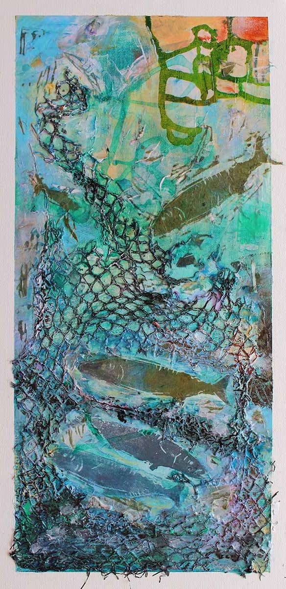  The spot to be 
Mixed Media on canvas
415