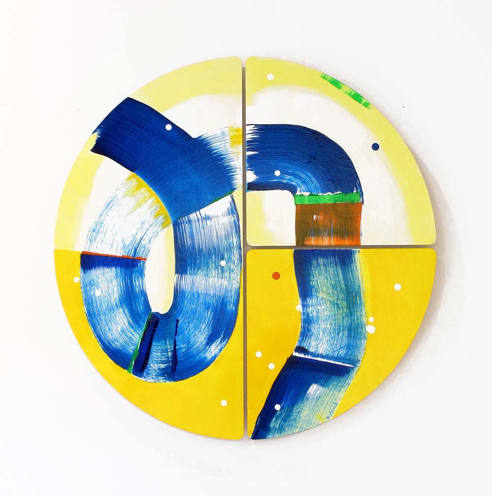 HIPPO WATER CHUTE
Original Modular Painting
Materials: Acrylic on Ply
Size: 590dia
Shape: Round / 3 segments bevelled ply mounted on lightweight backing board
Ready to Hang
Signed: Front and full details on the back
Free Shipping in NZ
$1600