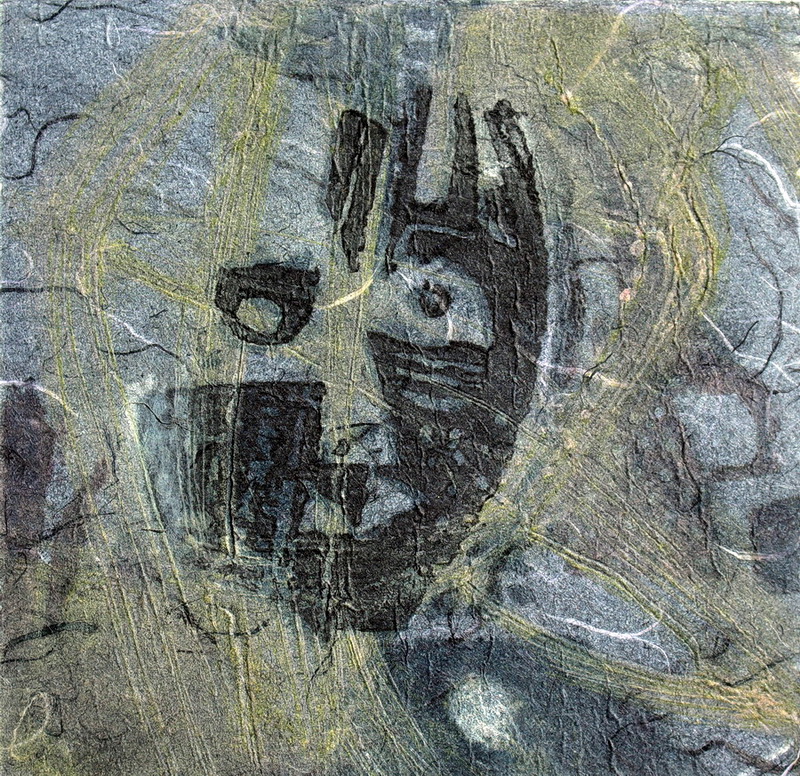 Angel Hair 
385x310mm framed
Monoprint
$ 280 