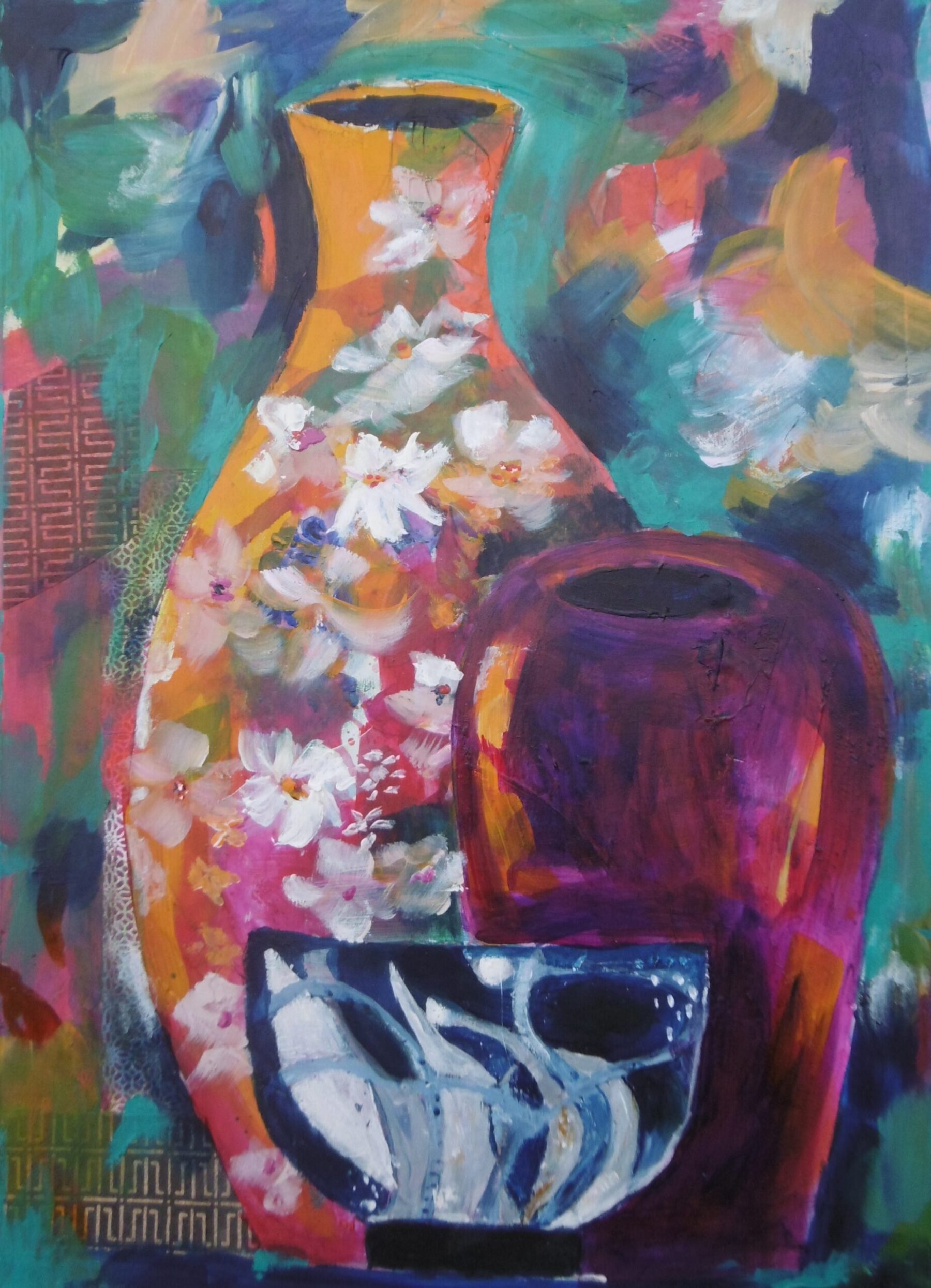 Blended Auros>
Acrylic on Board - Framed - 43 x 55 cm - $550 - framed
