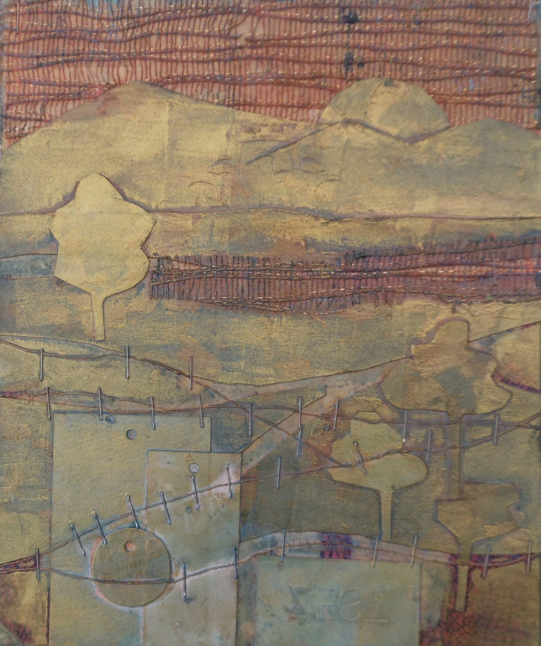 Fenced in>framed  Print Matrix - 32 x 37cm  -  Framed - 465