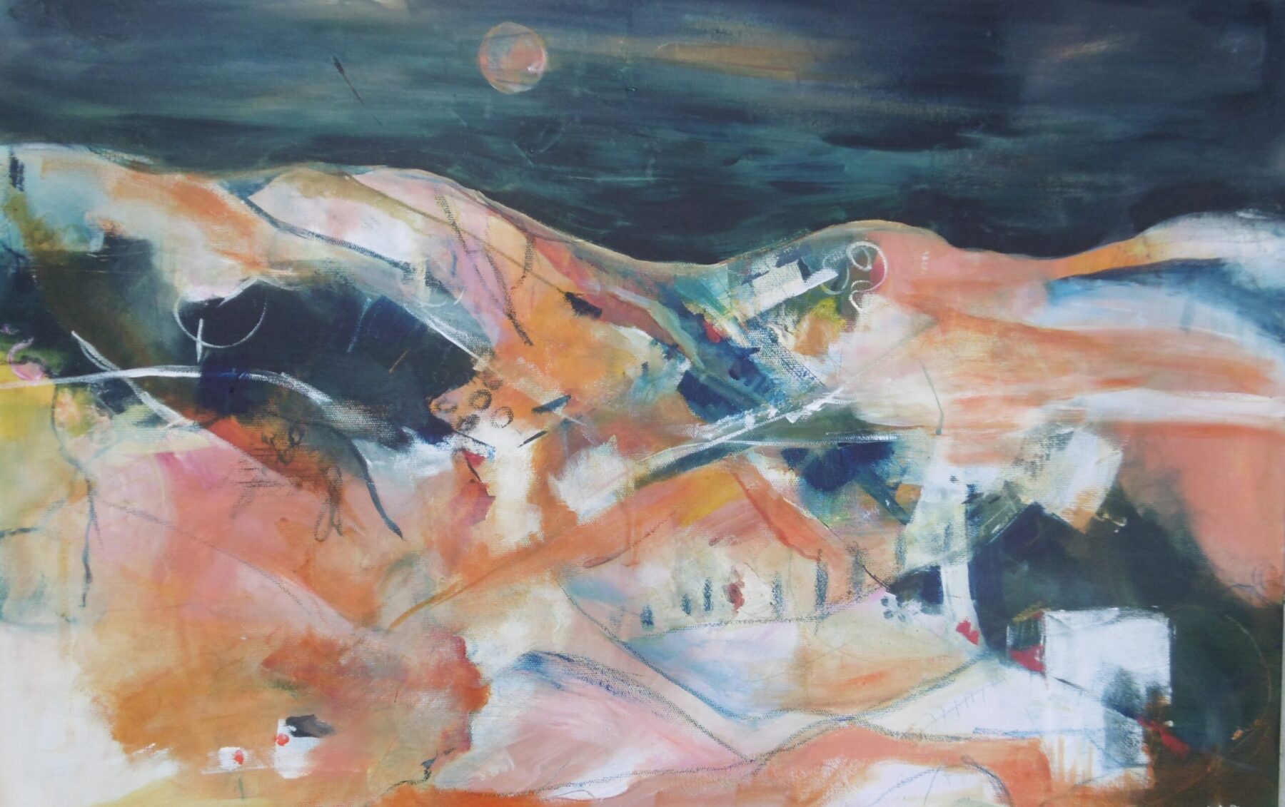 Full Moon Rising>
Acrylic on Canvas - 91 x 61 cm - $890