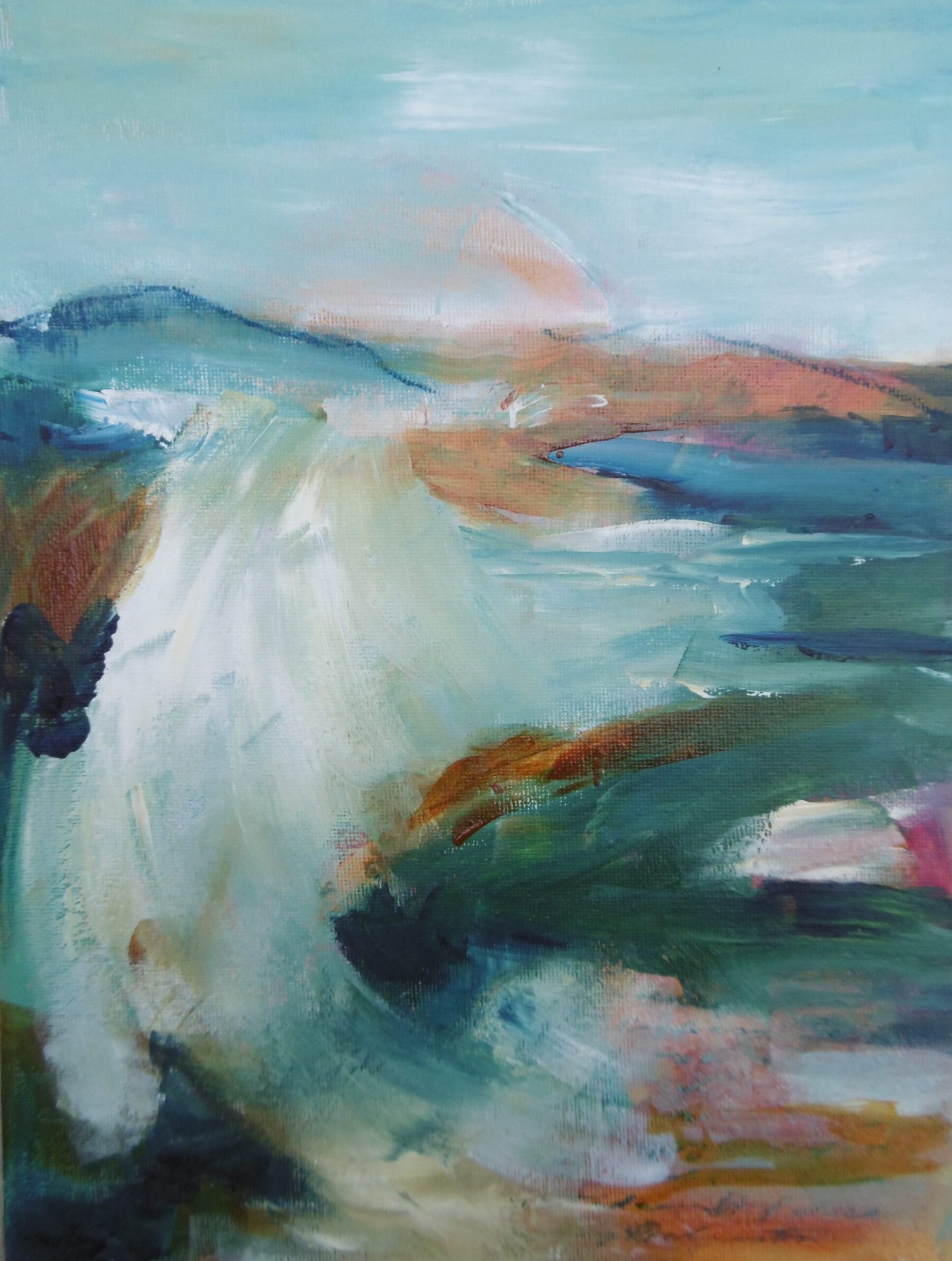 Love Letters in the Sand>
Acrylic on Board - framed - Size 31 x 38 cm - $310
Framed 