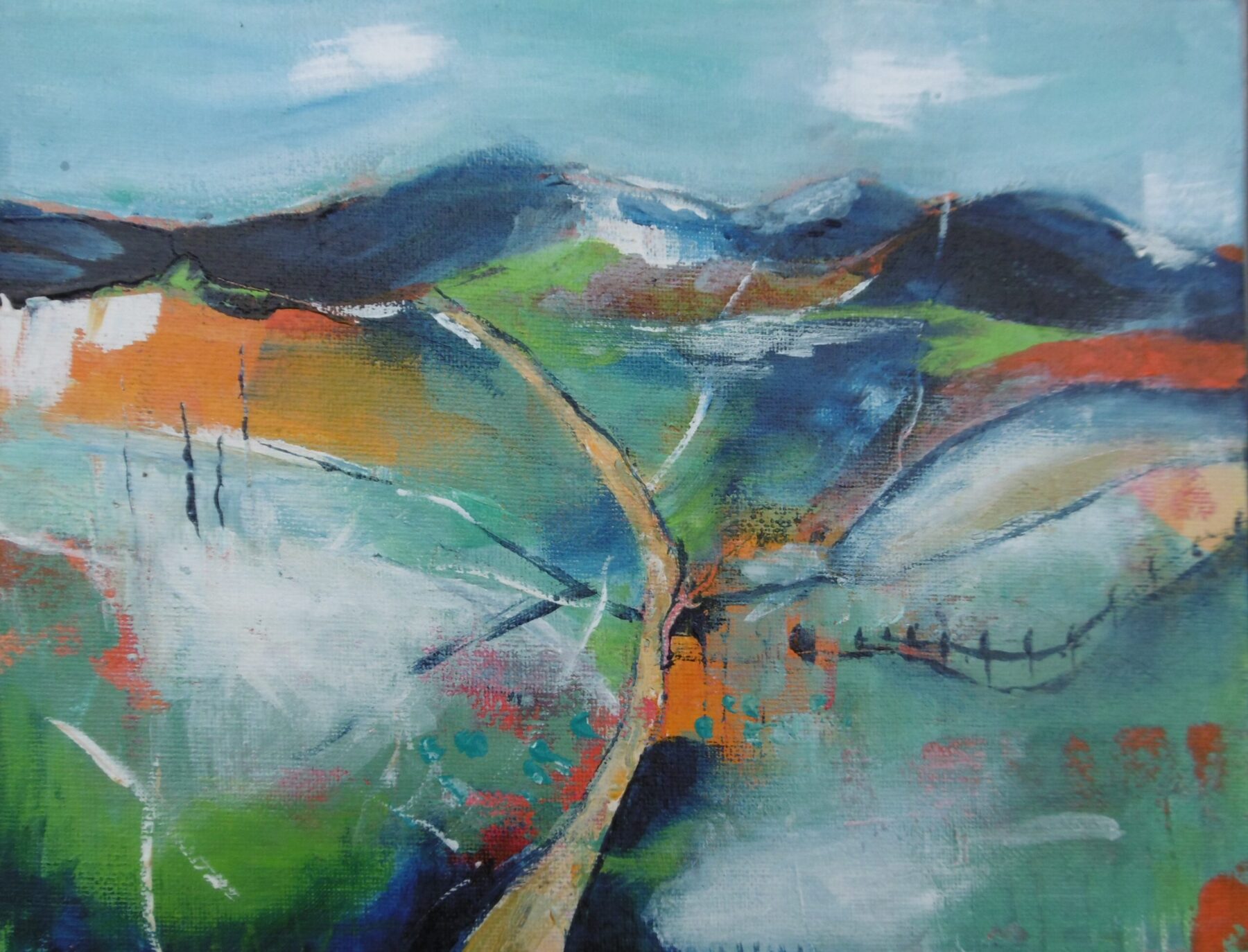 Coromandel Coast Series>
Acrylic on canvas - Size 25 x 20cm - $230