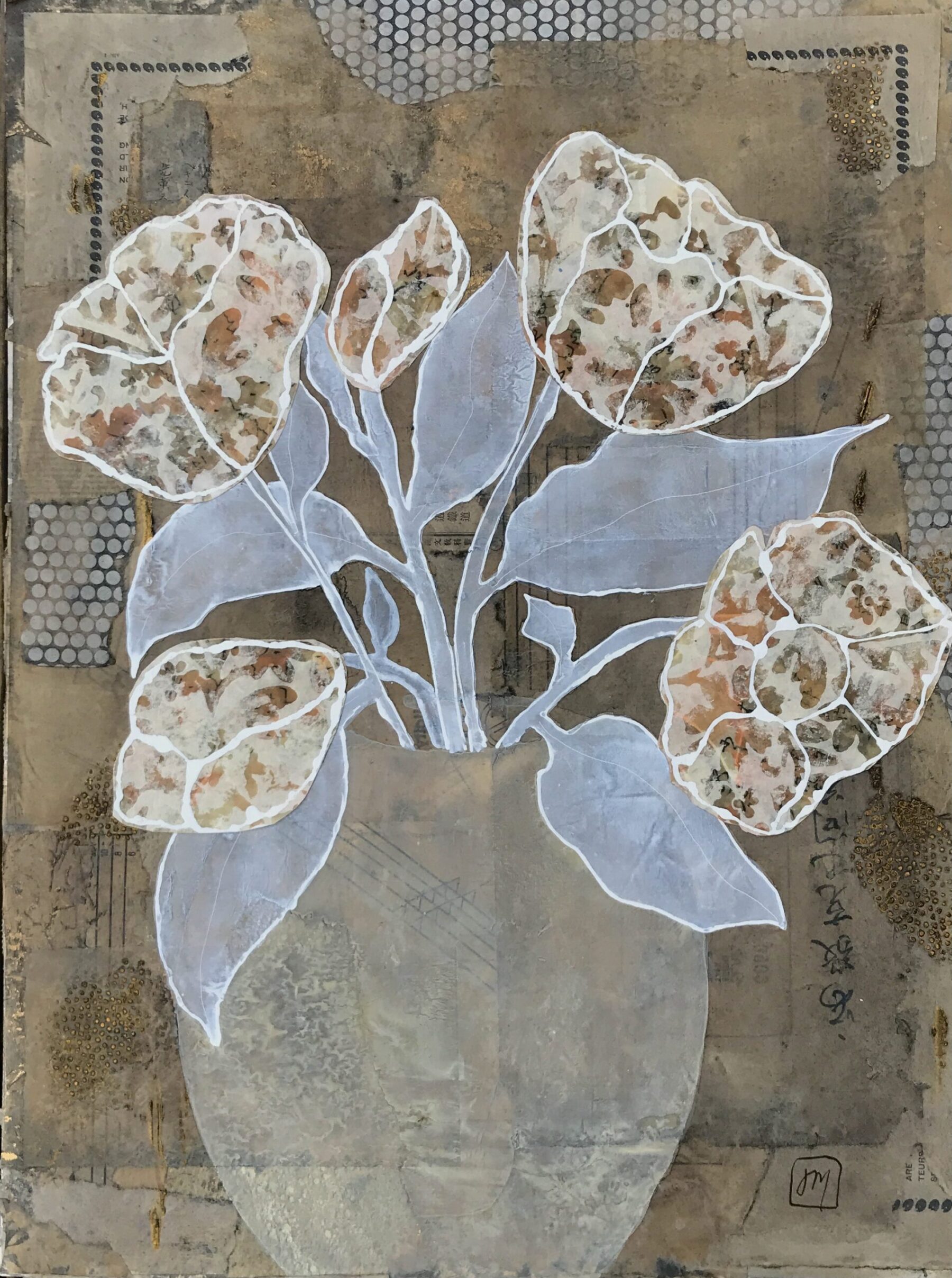 Tranquility
Mixed Media collage
Framed in a wide white frame.
SOLD