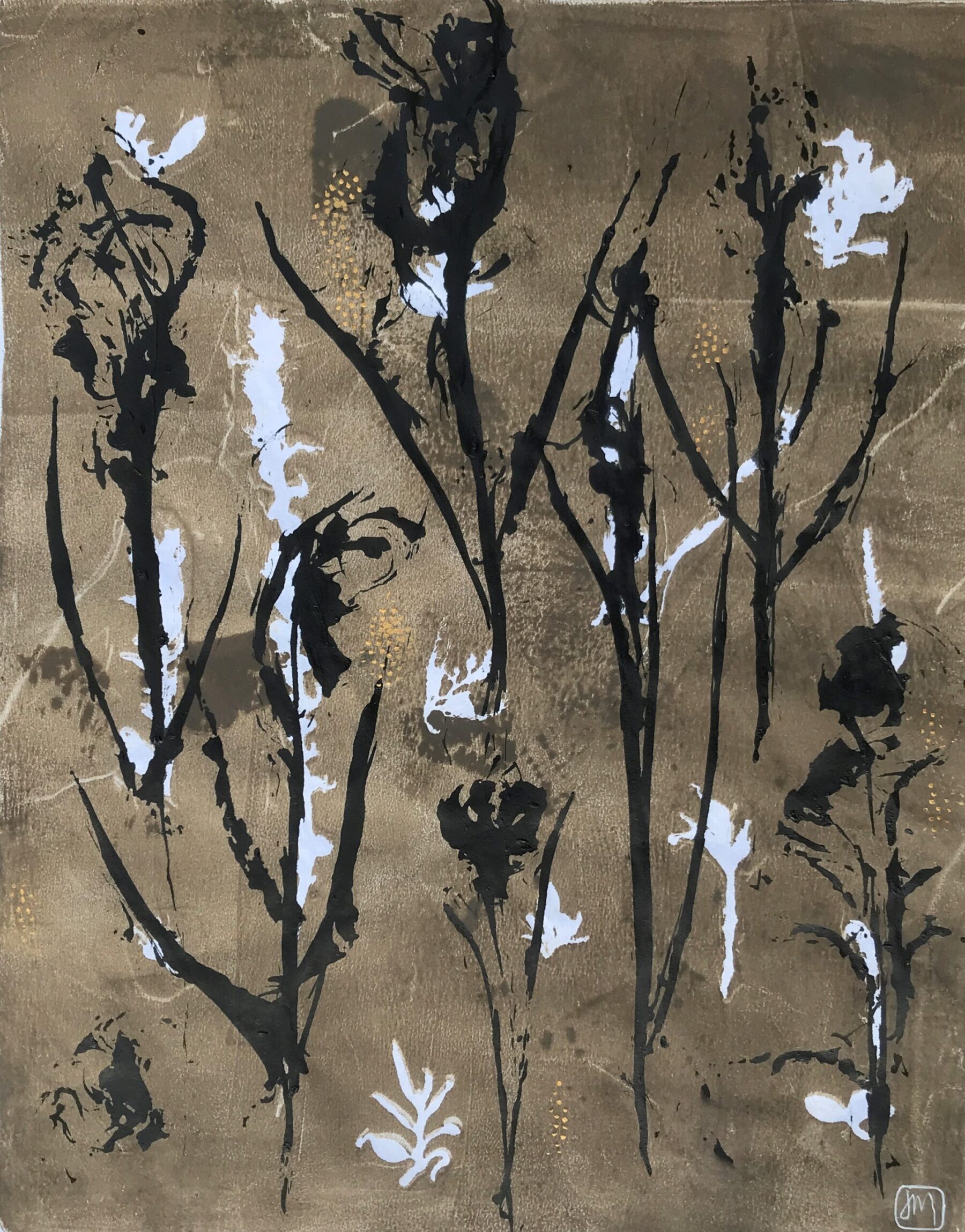 Blowin In The Wind
Monotype 1/1 SOLD
Framed in a wide white frame    SOLD